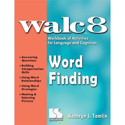 Written in the best-selling format of the Workbook of Activities for Language and Cognition series, these activities feature an easy-to-read format, simple, concise language, consistent progression of complexity within and between tasks, and application to a wide. . Walc 8 free pdf